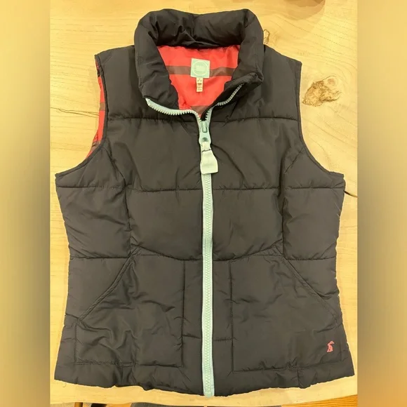 EUC Joules padded women’s navy and fuchsia pink vest. US size 8. - Picture 1 of 7